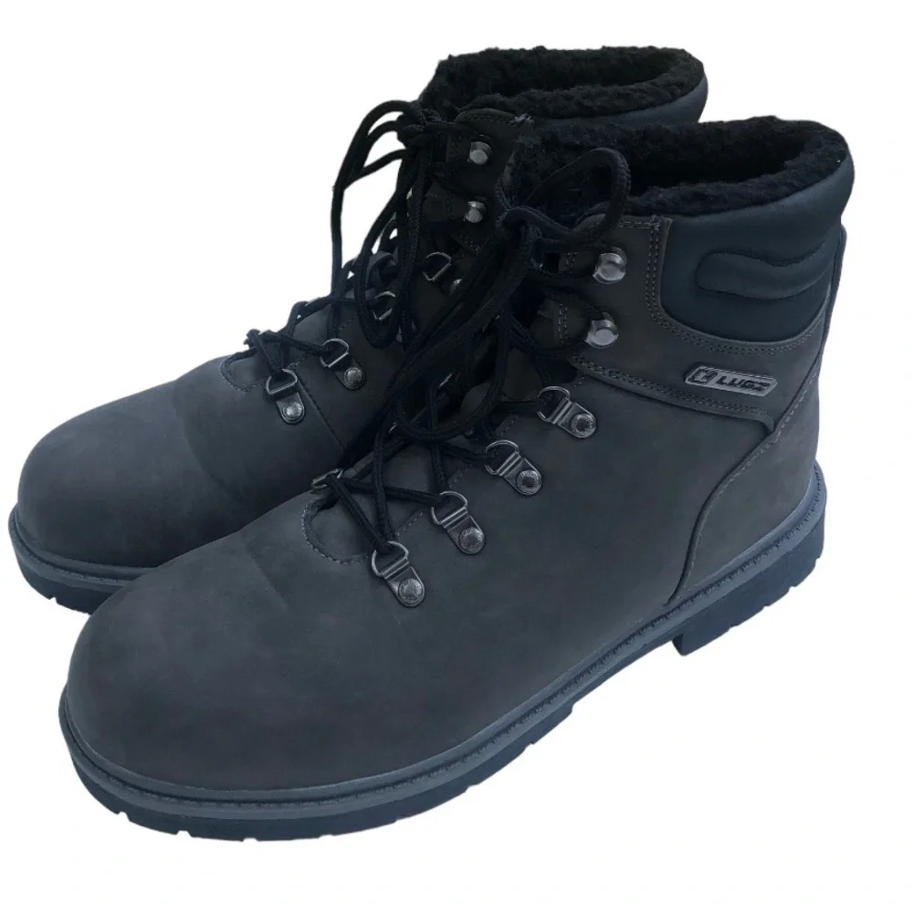 New LUGZ Hi fleece brown boots 11